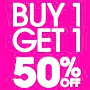 Buy 1 get 1 50% off